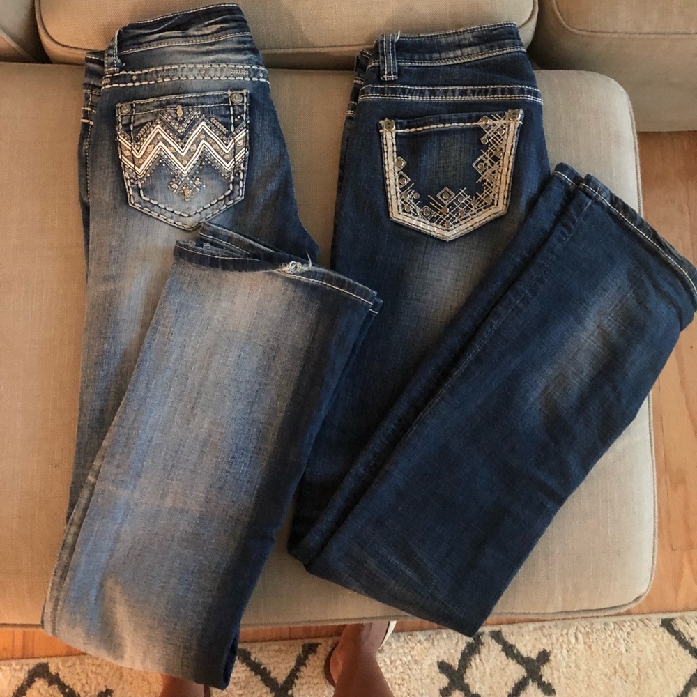 Rock N roll cowgirl jeans and Grace in LA jeans